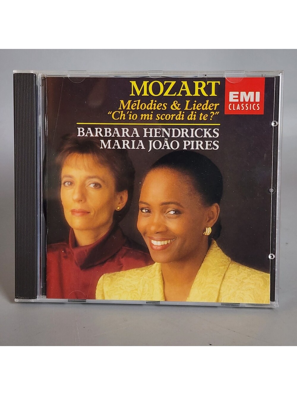 Mozart Mélodies & Lieder Barbara Hendricks Maria João Pires CD EMI Classics 1991
